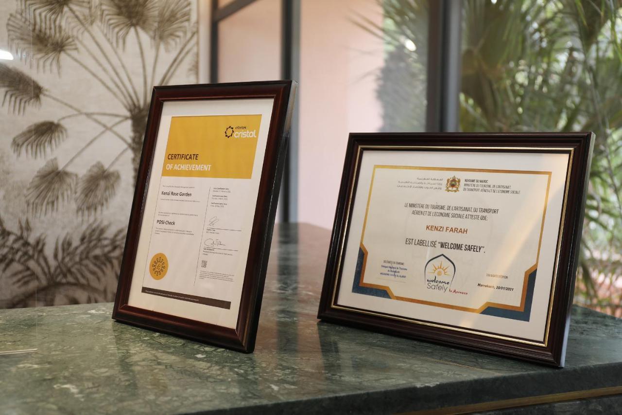 Kenzi Rose Garden Hotel Marrakesh Exterior photo Certificates of the American Academy of Implant Dentistry